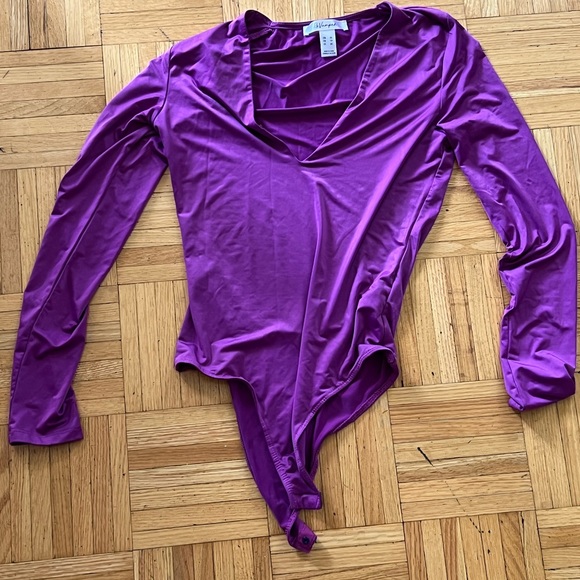 VTG 70’s shiny Retro disco shiny leotard - Picture 1 of 2